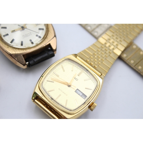 1179 - Five vintage mechanical men's wristwatches to include Regency, Limit etc.