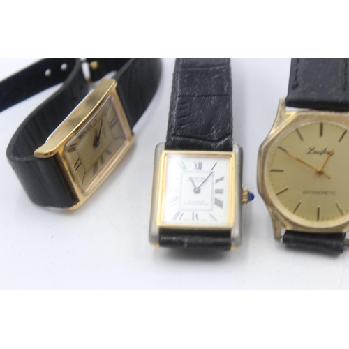 1190 - Six vintage mechanical men's wristwatches to include Montine, Timex etc.