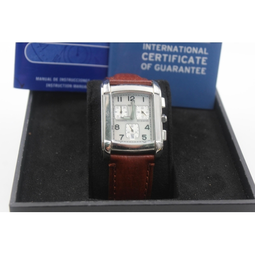 1191 - A boxed Festina mother of pearl Chronograph quartz men's wristwatch - model no. 16101