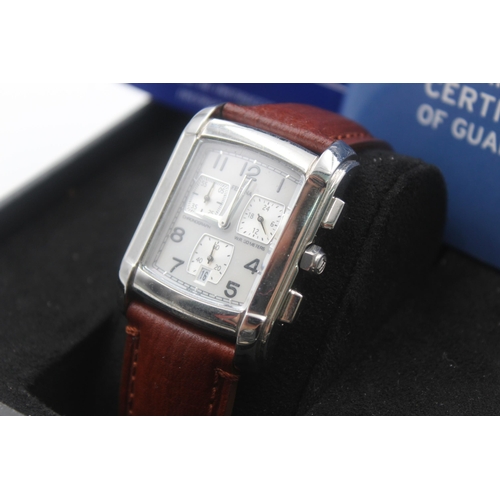 1191 - A boxed Festina mother of pearl Chronograph quartz men's wristwatch - model no. 16101