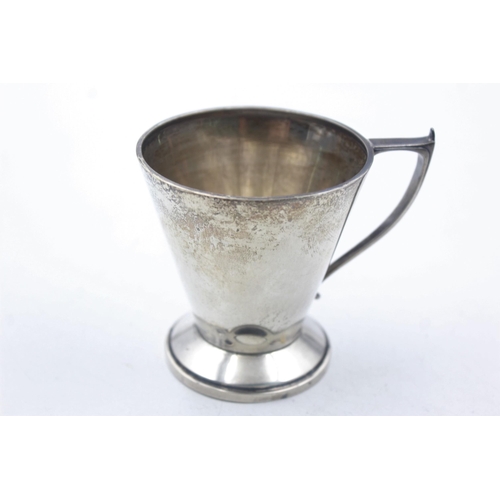 1222 - A Turner & Son hallmarked Birmingham silver Christening cup, dated 1956 - approx. gross weight 82 gr... 