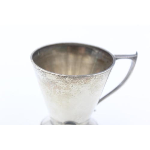 1222 - A Turner & Son hallmarked Birmingham silver Christening cup, dated 1956 - approx. gross weight 82 gr... 