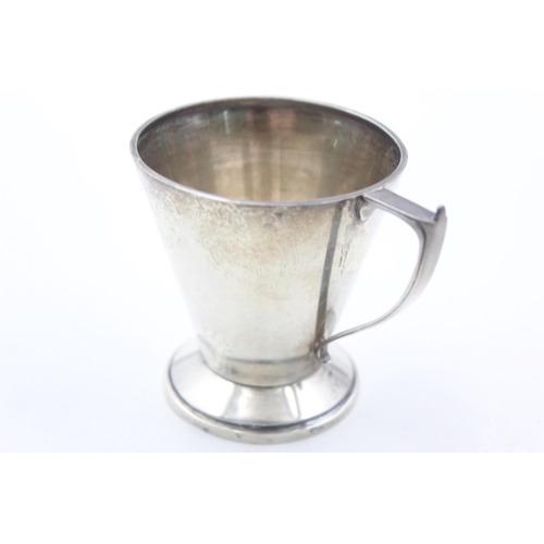 1222 - A Turner & Son hallmarked Birmingham silver Christening cup, dated 1956 - approx. gross weight 82 gr... 