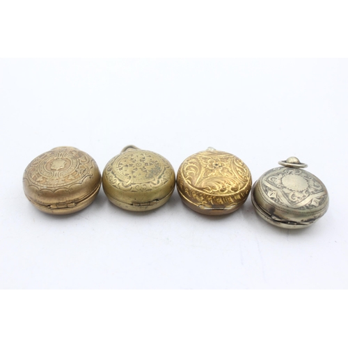 1267 - Four late 19th/early 20th century coin holders