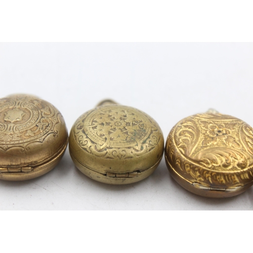 1267 - Four late 19th/early 20th century coin holders