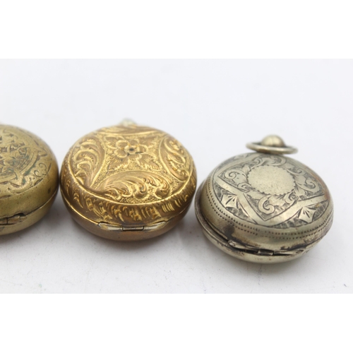 1267 - Four late 19th/early 20th century coin holders