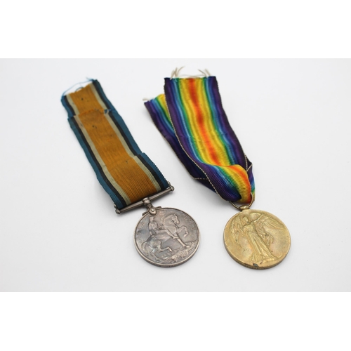 1272 - A WWI medal pair with original ribbons presented to T4/236547 DVR H. Lowe A.S.C