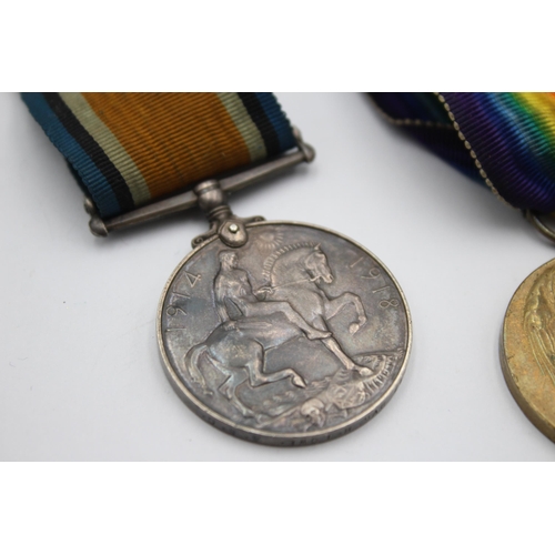 1272 - A WWI medal pair with original ribbons presented to T4/236547 DVR H. Lowe A.S.C