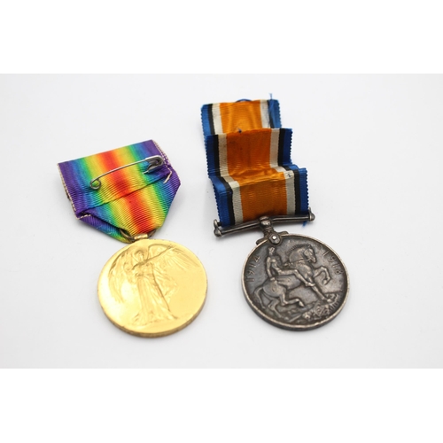 1277 - Two WWI medals, one Victory presented to 4157 PTE A. Simpson - Lancashire Fusiliers and one War pres... 