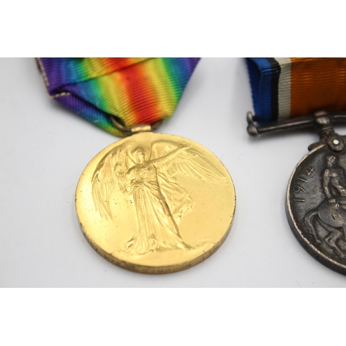 1277 - Two WWI medals, one Victory presented to 4157 PTE A. Simpson - Lancashire Fusiliers and one War pres... 