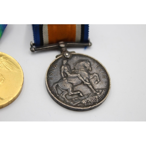 1277 - Two WWI medals, one Victory presented to 4157 PTE A. Simpson - Lancashire Fusiliers and one War pres... 