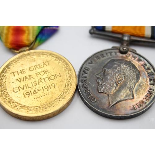 1278 - A WWI medal pair presented to 73598 GNR A.W. Lowe R.A