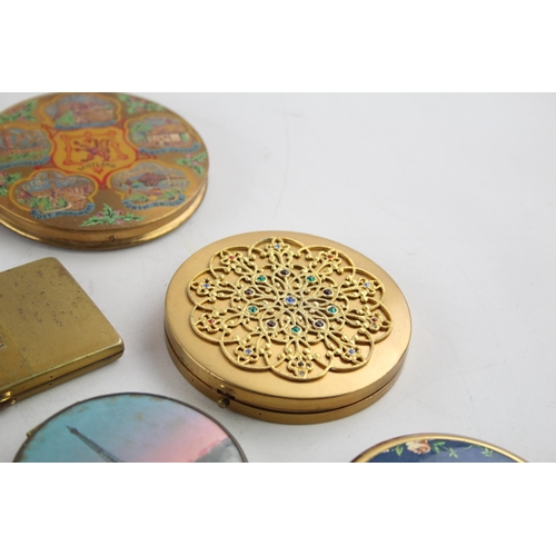 350 - Twenty vintage powder compacts to include Yardley, Rimmel etc.