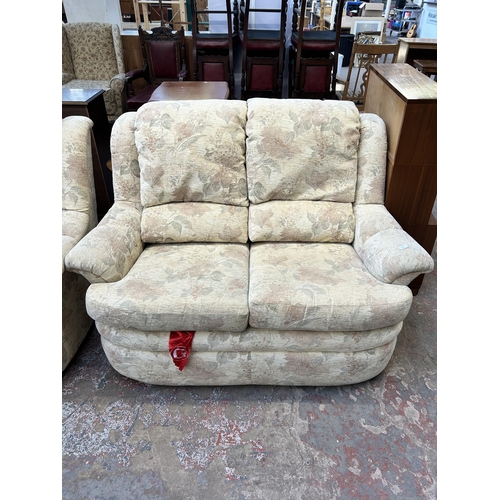 46 - Two G Plan floral upholstered two seater sofas