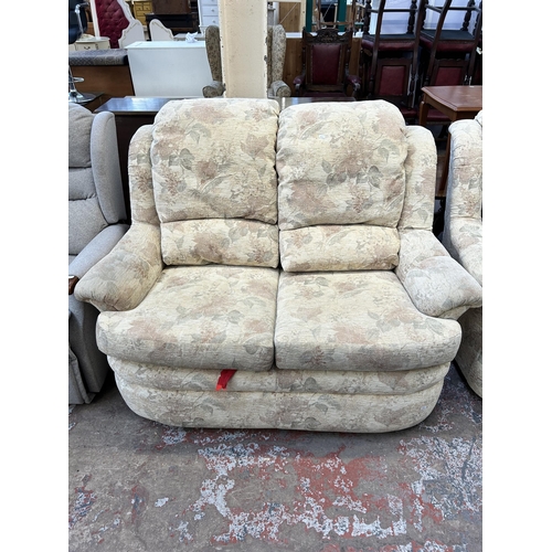 46 - Two G Plan floral upholstered two seater sofas