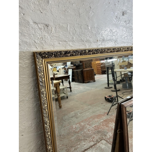 172 - Three wall mirrors - largest approx. 130cm high x 100cm wide