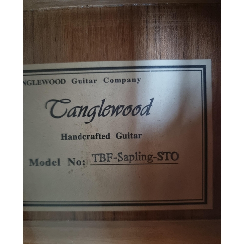 556A - A Tanglewood TBF-Sapling-STO steel-strung travel/child's guitar