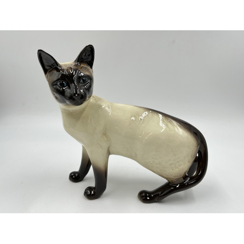 230 - A Beswick Siamese Cat figurine - approx. 16cm high