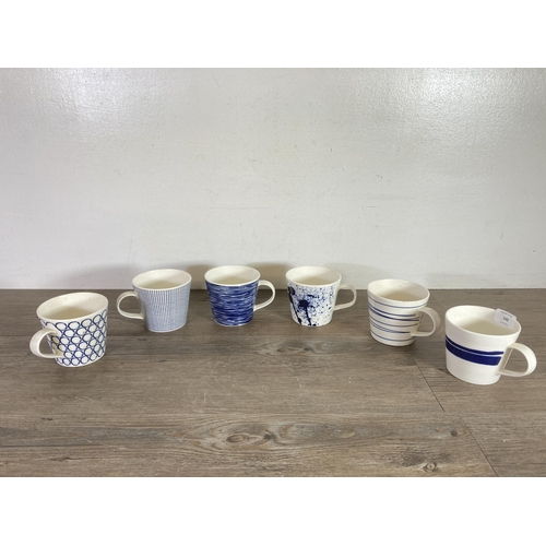 248 - A set of six Royal Doulton Pacific mugs