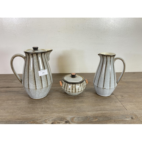 260 - Three pieces of Denby Stoneware Studio pattern ceramics