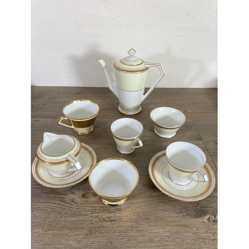 270 - A large collection of mostly Noritake ceramics to include coffee pots, coffee cups and saucers, matc... 