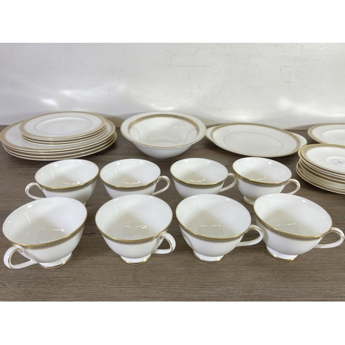 272 - Approx. forty pieces of Royal Doulton Clarendon bone china