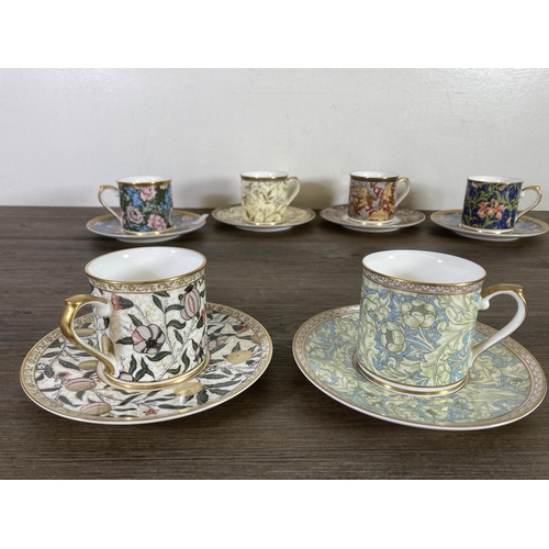 277 - Six Victoria & Albert Museum William Morris Collection cups and saucers