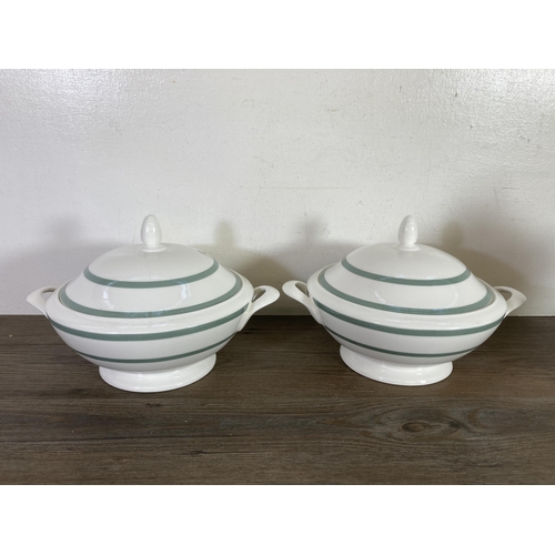 285 - A large bone china part dinner set