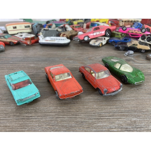 337 - A large collection of vintage diecast model vehicles to include Lesney Matchbox Speed Kings, Corgi W... 