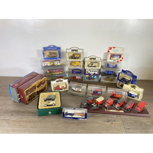 342 - A large collection of mainly boxed diecast model vehicles to include Corgi William and Kate Royal We... 