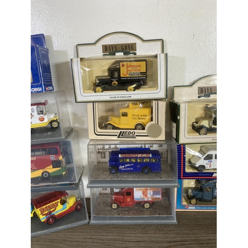 342 - A large collection of mainly boxed diecast model vehicles to include Corgi William and Kate Royal We... 