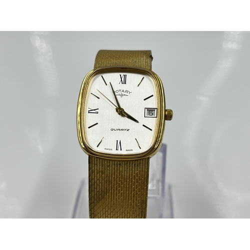 1194 - A boxed 1980s Rotary quartz men's wristwatch