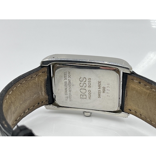 1195 - A boxed Hugo Boss quartz men's wristwatch