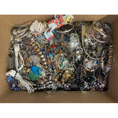 357 - A large quantity of costume jewellery