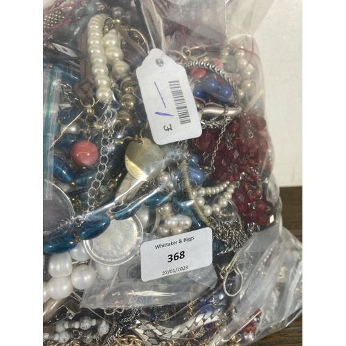 368 - Approx. 10kg of costume jewellery