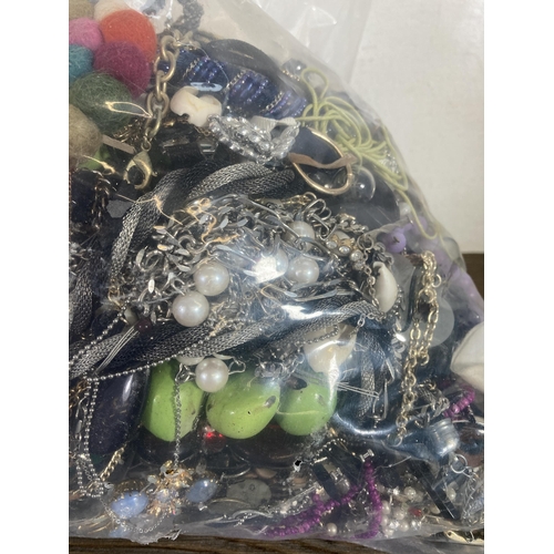 375 - Approx. 10kg of costume jewellery