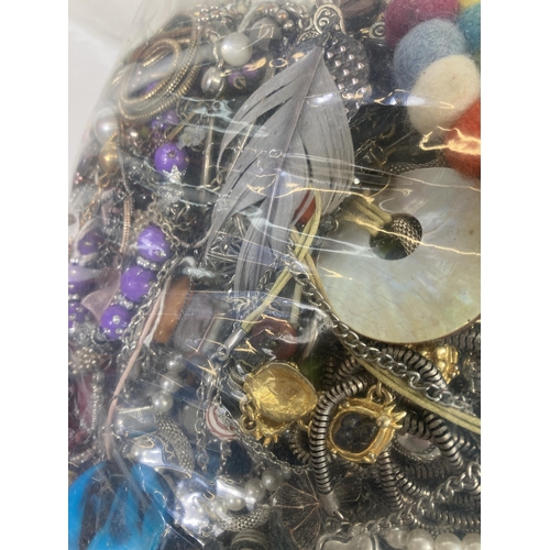 375 - Approx. 10kg of costume jewellery