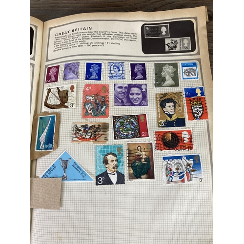 386 - A collection of First Day cover and stamp albums to include limited edition First Day lithographs, U... 