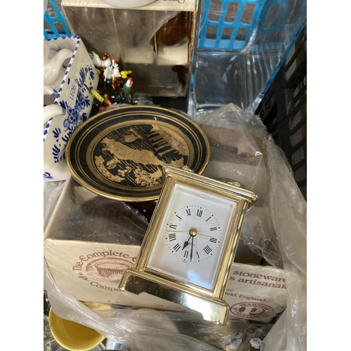 774 - Two boxes containing assorted items to include Milton Brook pestle and mortar, Woods Burslem England... 