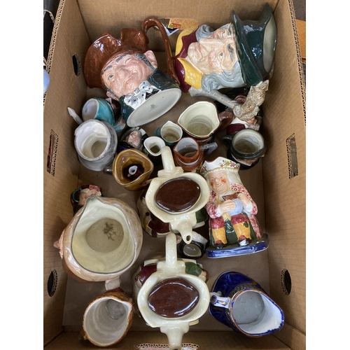 786 - Three boxes containing ceramics to include Wade NatWest pig money box, Royal Doulton 'Appy' characte... 