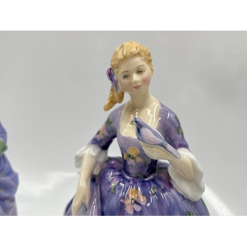 222 - Two Royal Doulton figurines, Maureen - HN 1771 and Nicola - HN 2839