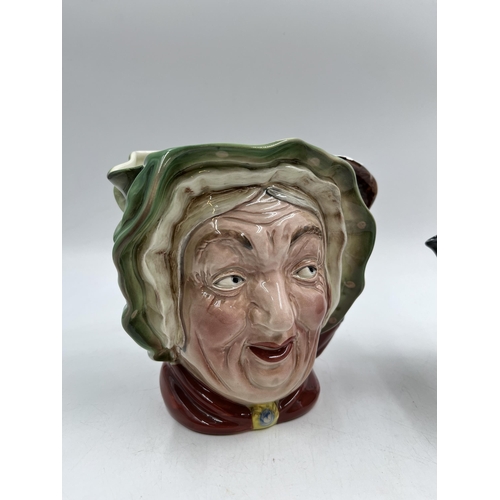 227 - Two pieces of Beswick pottery, Peggotty teapot, model no. 1116 and Sairy Gamp character jug, model n... 