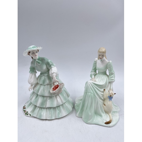 236 - Two Coalport Ladies of Fashion figurines