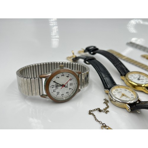 1192 - Nine ladies wristwatches to include Casio, Oris, Sekonda etc.