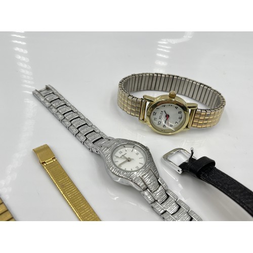 1192 - Nine ladies wristwatches to include Casio, Oris, Sekonda etc.