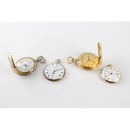 1182 - Four hand-wind pocket watches to include Verity, Timex etc.