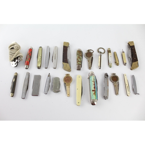 1246 - Twenty antique and vintage pocket knives