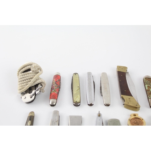 1246 - Twenty antique and vintage pocket knives