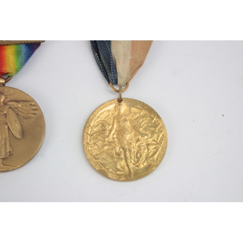 1256 - Two WWI medals, one Birmingham 1919 Peace and one American Victory