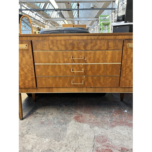 144 - A Stonehill Furniture teak sideboard - approx. 78cm high x 152cm wide x 43cm deep